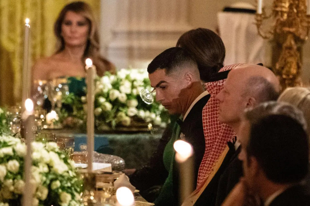 Super-dineu la Casa Albă! Cristiano Ronaldo, Elon Musk și moștenitorul Arabiei Saudite, în aceeași sală cu Donald Trump