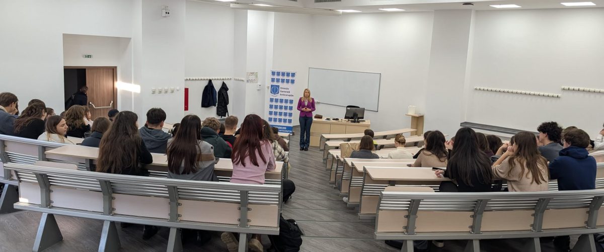 Activitate de educație anticorupție pentru studenții UMF „Gr. T. Popa”, organizată de DGA Iași