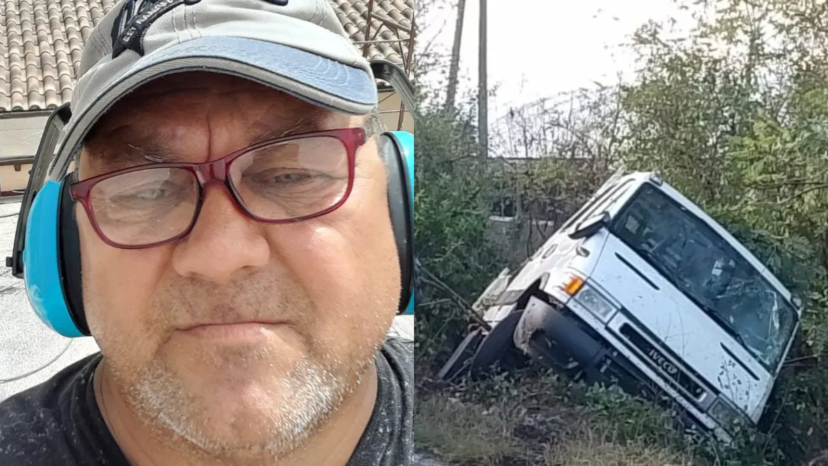 Tragedie în Italia! Ion Sipanu Brezoi, un român de 57 de ani, a murit după ce camioneta în care se afla a căzut într-un canal