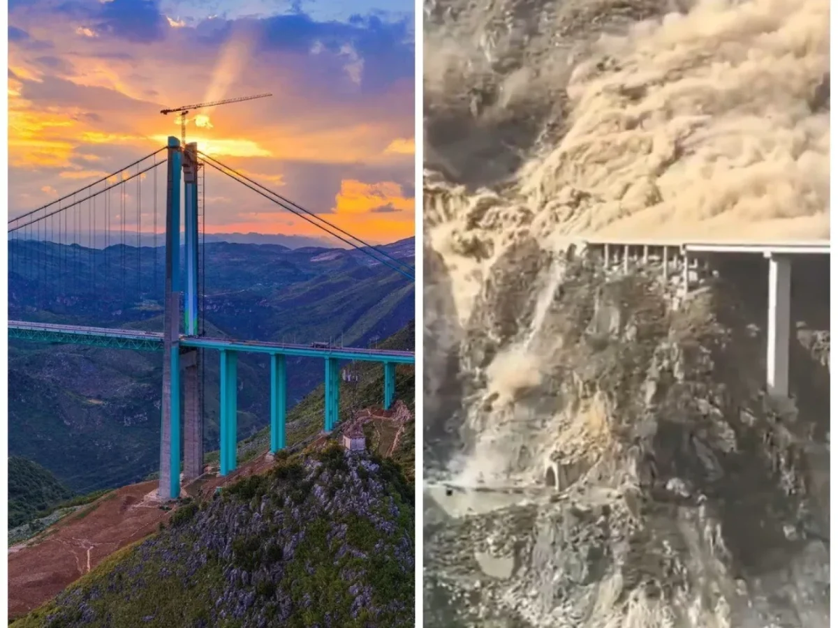 Un pod recent inaugurat în China s-a prăbuşit la câteva luni de la inaugurare