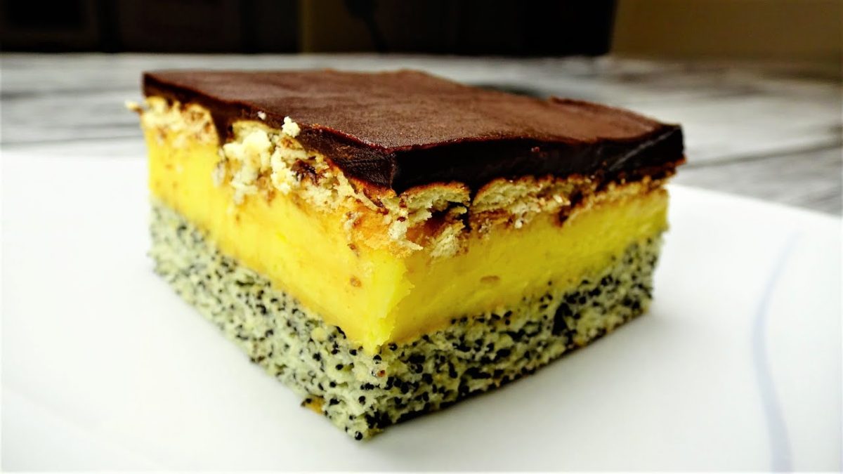 Prăjitură cu mac mai bună decât Tosca! Rețetă simplă și delicioasă, ideală pentru orice ocazie
