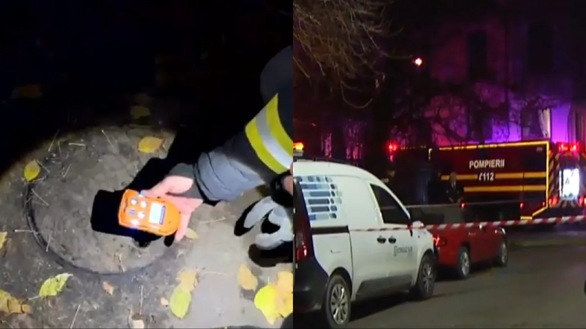 Panică în centrul Bucureștiului! Pompierii au intervenit de urgență, după ce o conductă de gaze s-a fisurat