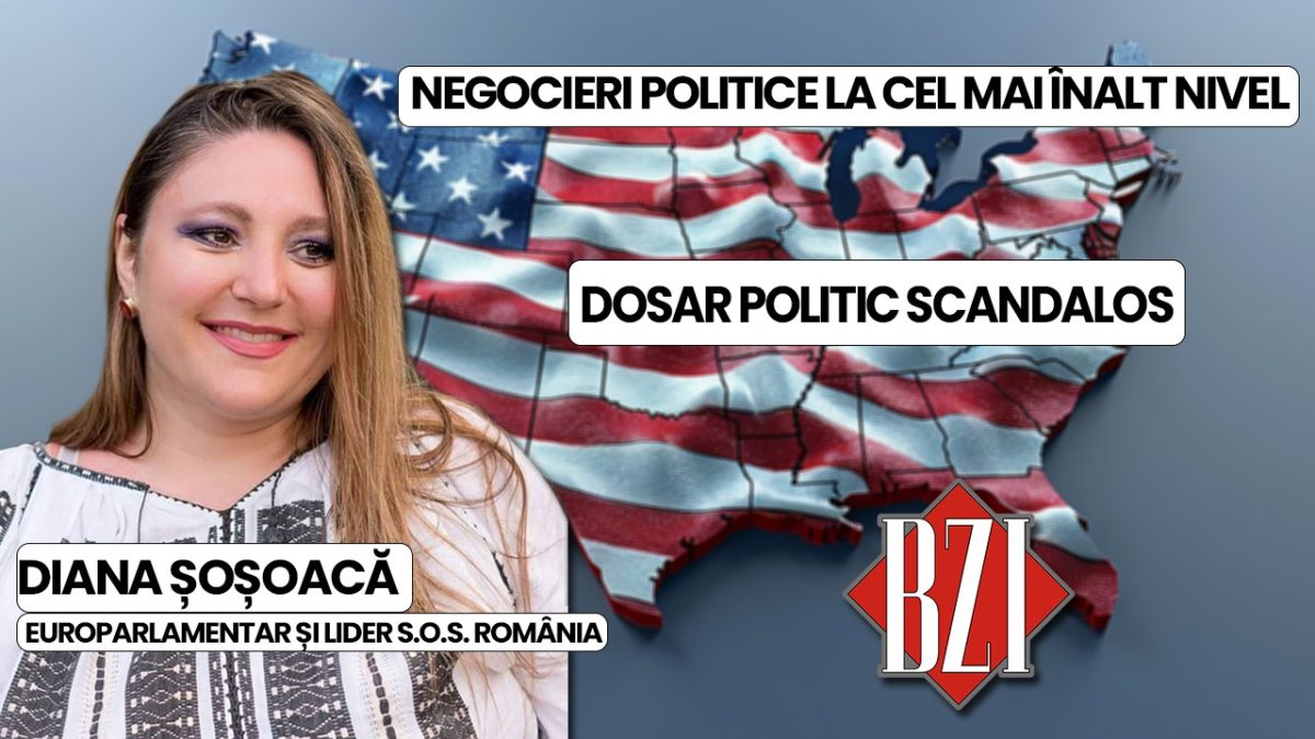 Ediție specială BZI LIVE alături de președintele Partidului S.O.S. România și europarlamentar român Diana Șoșoacă