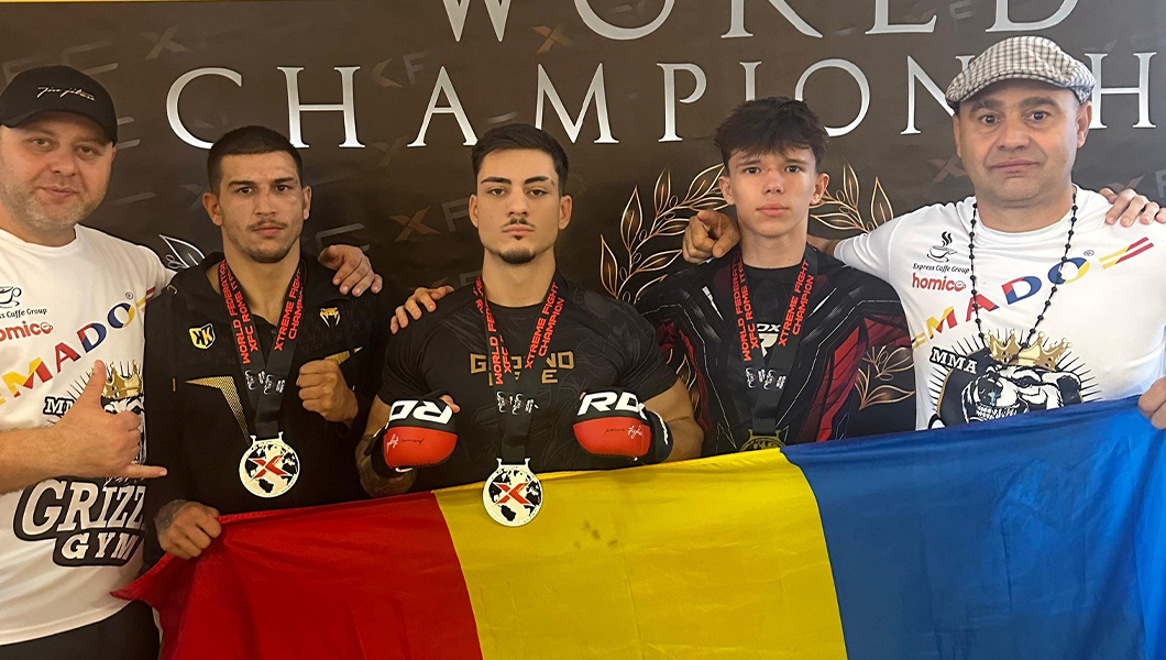Patru luptători din Iași au câștigat medalii la Campionatul Xtreme Fight Championship din Roma