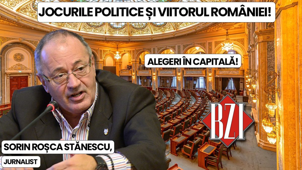 Ediție BZI LIVE alături de nașul presei din România, senior-jurnalistul Sorin Roșca Stănescu