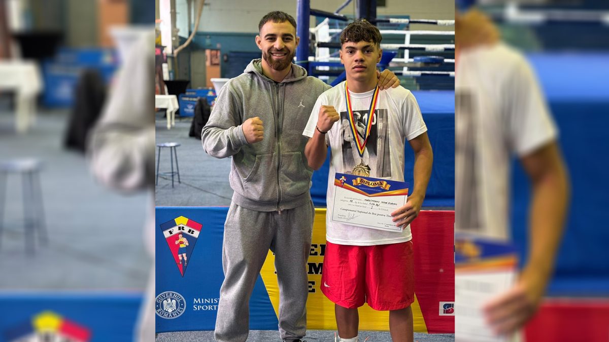 Gest emoționant făcut de un tânăr de 17 ani din Iași! A câștigat titlul de campion național la box și i-a dedicat victoria verișorului său, care a decedat într-un accident rutier: „Pentru tine, Robert”