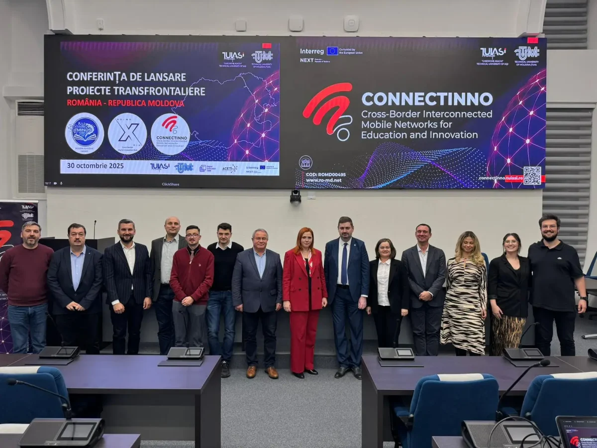 Interreg NEXT: TUIASI lansează trei inițiative strategice de cooperare transfrontalieră România–Republica Moldova