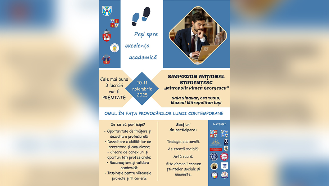 Simpozionul Național Studențesc „Mitropolit Pimen Georgescu”, organizat de UAIC Iași
