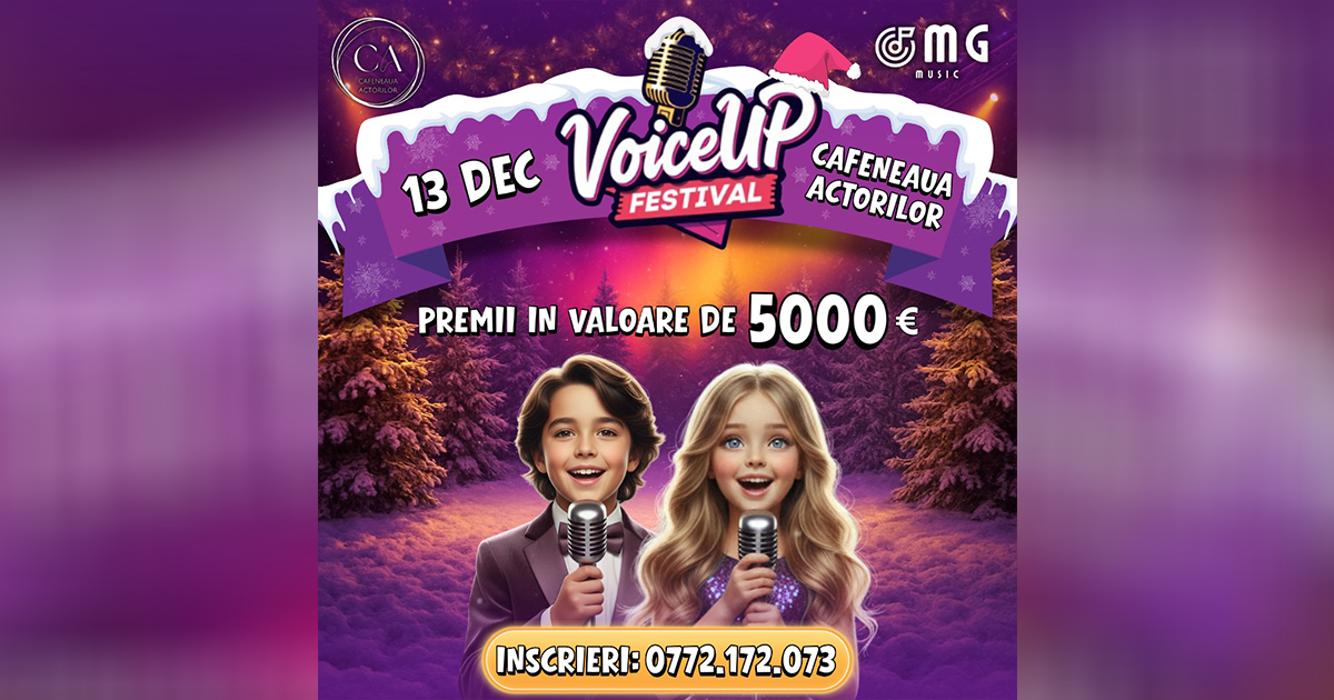VoiceUP Music Festival – „Let’s VoiceUP together!”