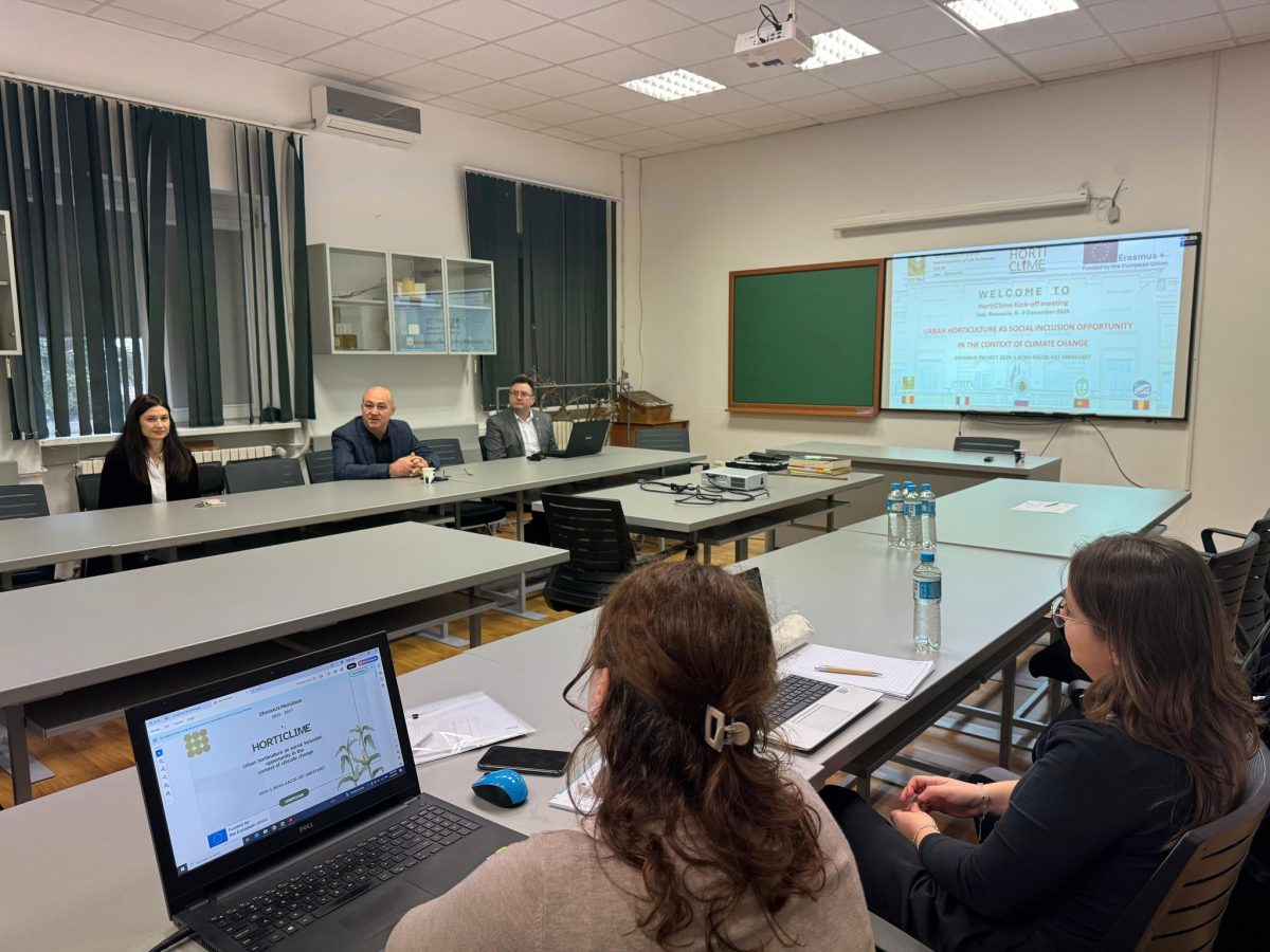 USV Iași lansează proiectul Erasmus HortiClime