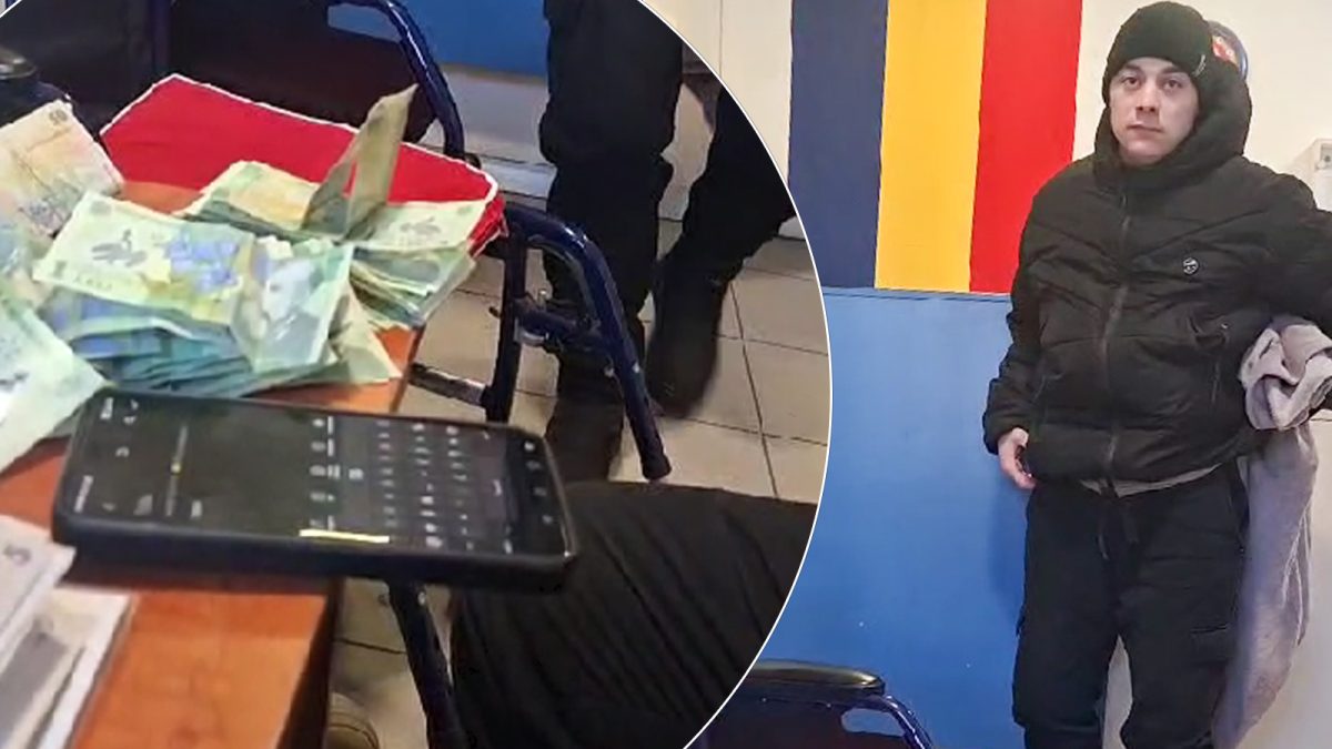 Un tânăr care cerșea pe străzile din Iași și-a „revenit miraculos”. La vederea polițiștilor, acesta s-a ridicat din scaunul cu rotile și a început să meargă