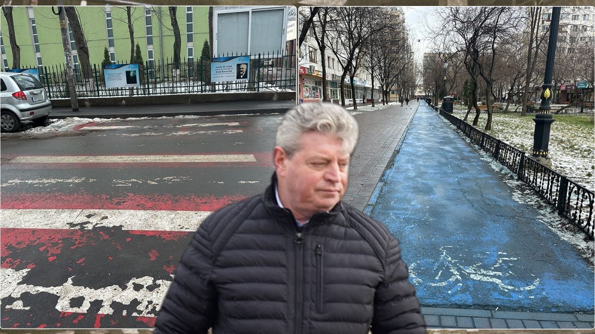 Marcaje stradale, făcute în bătaie de joc de Citadin SA. Vopseaua se șterge în câteva săptămâni, iar Primăria Iași trebuie să plătească din nou pentru refacerea lor