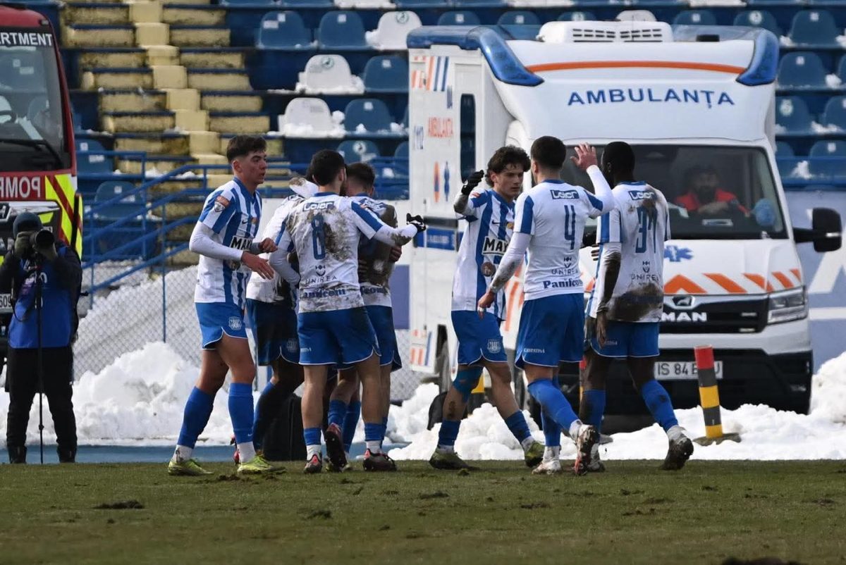 Victorie pentru Politehnica Iași! Elevii lui Tibor Selymes au câștigat cu 2-0 contra Olimpia Satul Mare