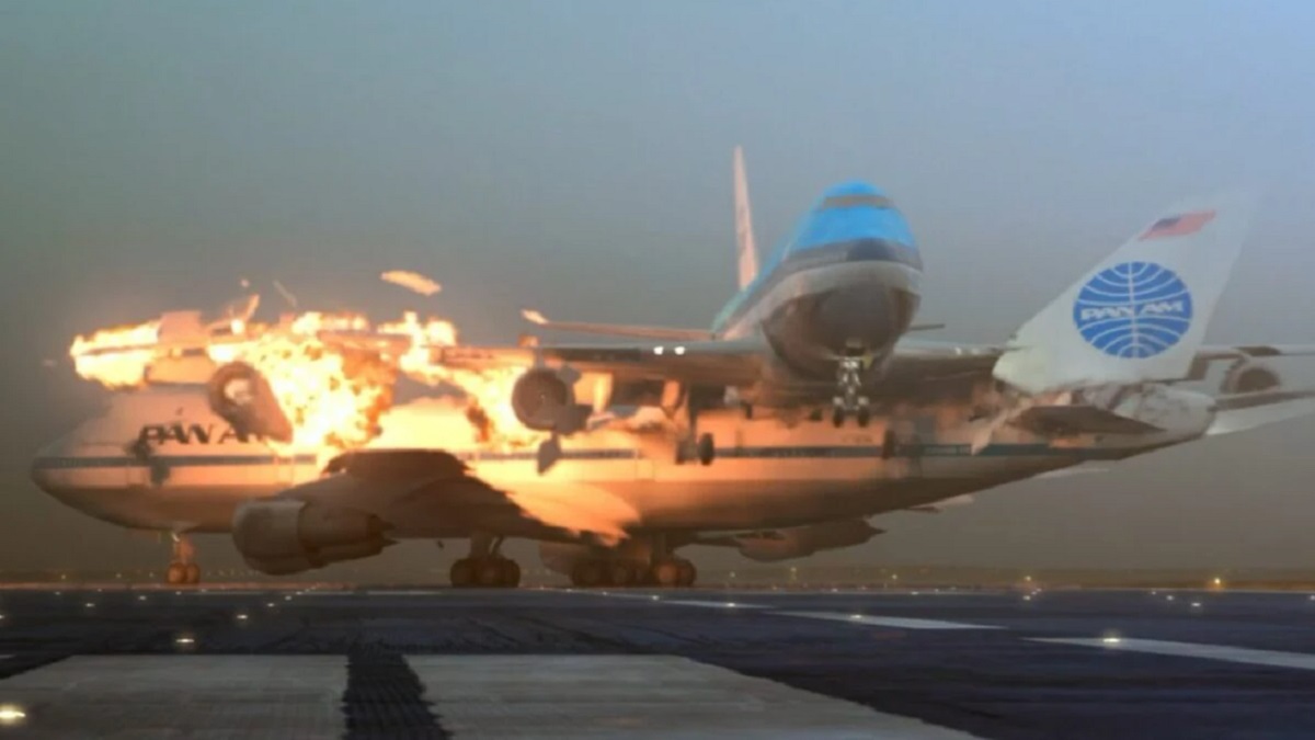 Cea mai mare catastrofă aviatică din istorie! 583 de morți după ciocnirea a două avioane pe pistă