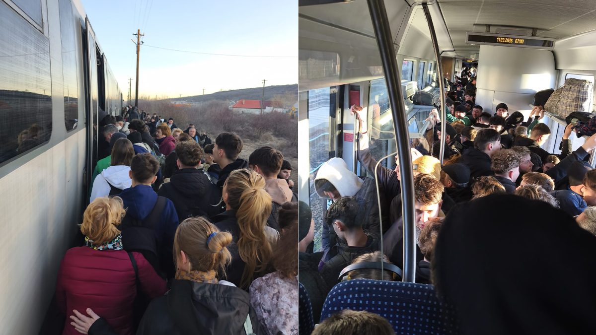 Revoltă a călătorilor de pe ruta Vaslui – Iași! Oamenii sunt înghesuiți ca sardinele în tren, în fiecare dimineață
