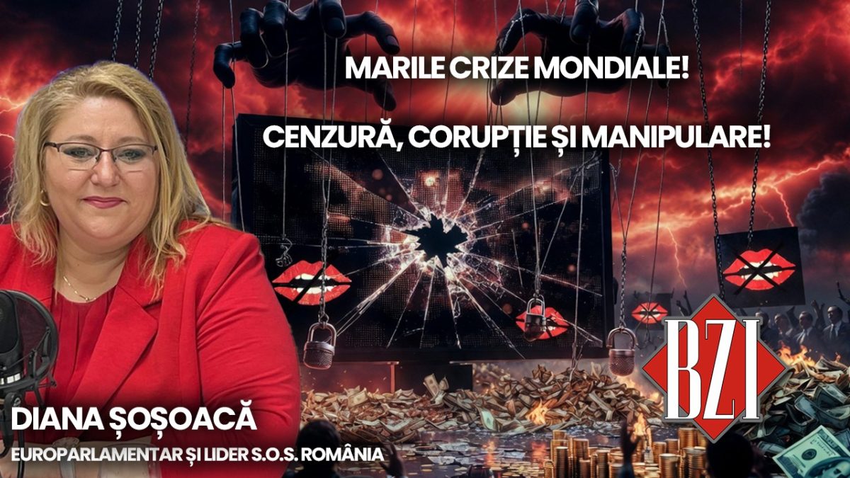Studio-Politic BZI LIVE alături de invitatul special permanent Diana Șoșoacă, președinte Partidul S.O.S. România și europarlamentar român neafiliat
