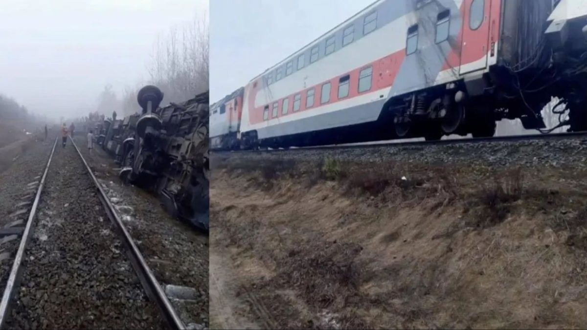 Un tren a deraiat și mai mulți pasageri sunt blocați sub vagoane. Cel puțin 22 de persoane au fost rănite