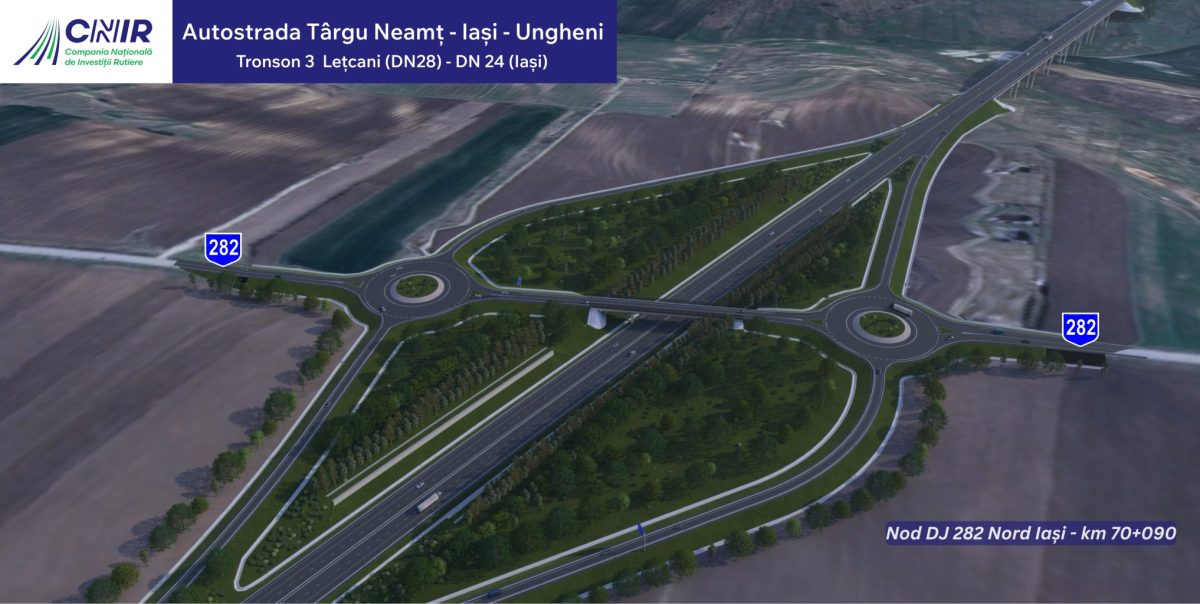 CNIR a desemnat constructorul pentru tronsonul 3 al Autostrăzii A8 Tg. Neamț (Moțca) – Iași – Ungheni