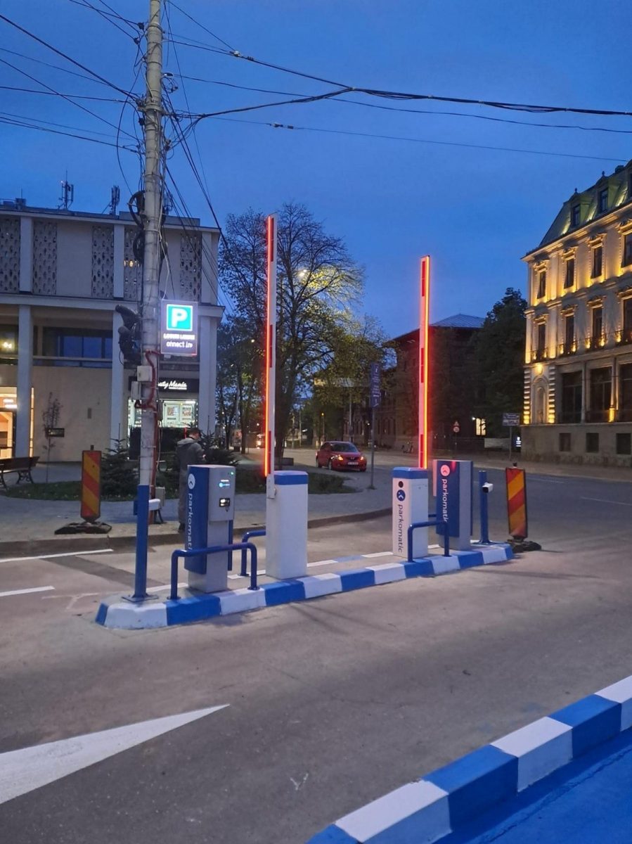 Parcare modernă și automatizată la Cinema Victoria din Iași. Acces fără tichete și plată în funcție de timp