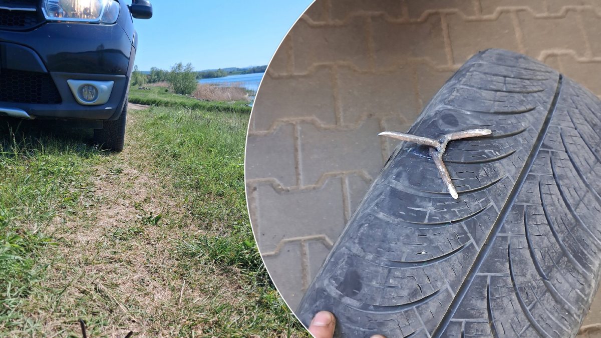 Capcane montate de braconieri pe marginea lacului Chirița! Mai mulți șoferi și-au avariat mașinile după ce au trecut prin zonă: „În fiecare an se întâmplă”
