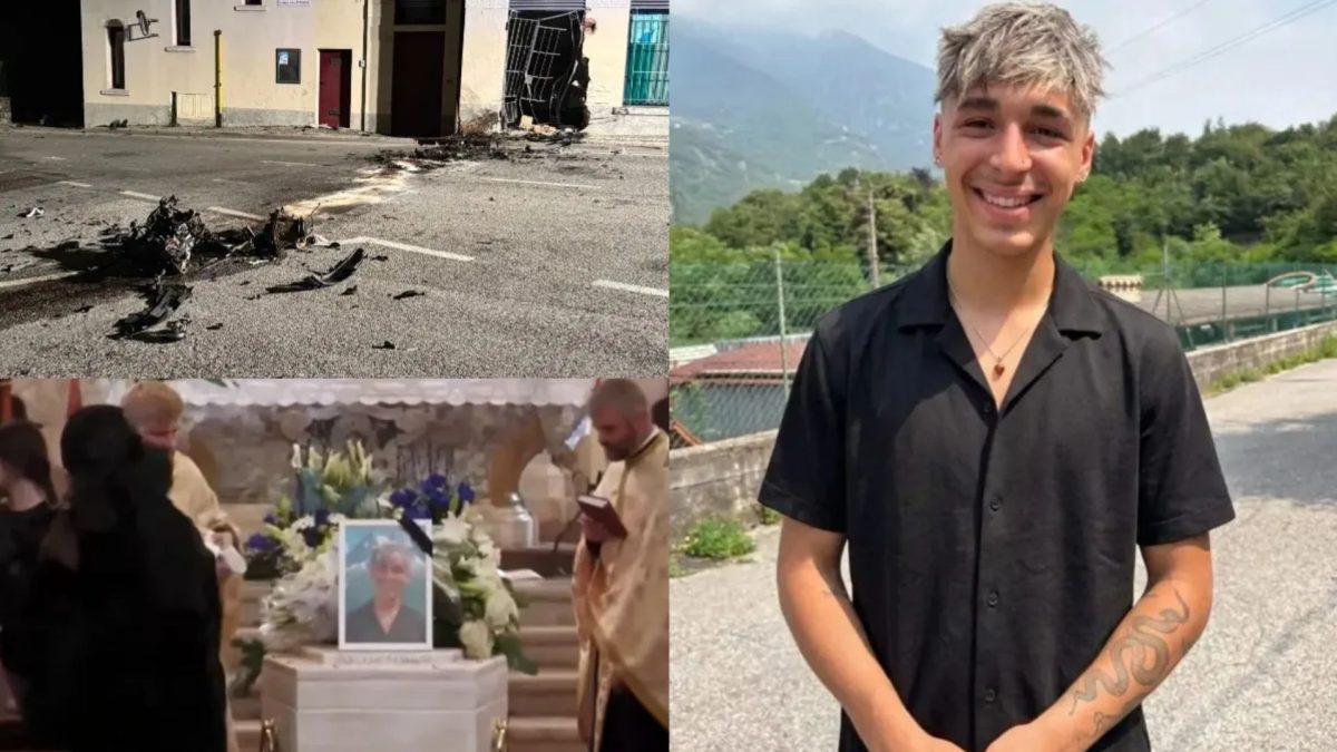 Imagini sfâșietoare de la înmormântarea tânărului mort în accidentul din Italia. Marian a lăsat în urma sa lacrimi, durere și dor