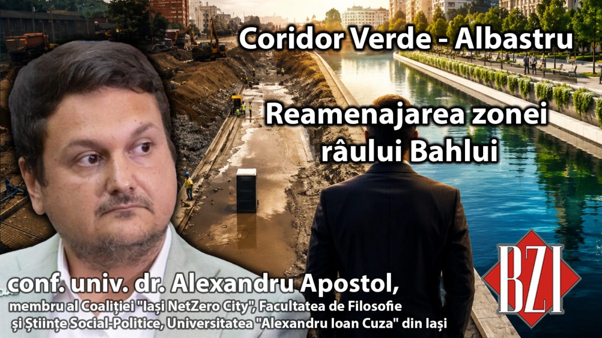 Studio – Special BZI LIVE cu invitatul conf. univ. dr. Alexandru Apostol, membru al Coaliției „Iași NetZero City”, Facultatea de Filosofie și Științe Social-Politice, Universitatea „Alexandru Ioan Cuza” din Iași