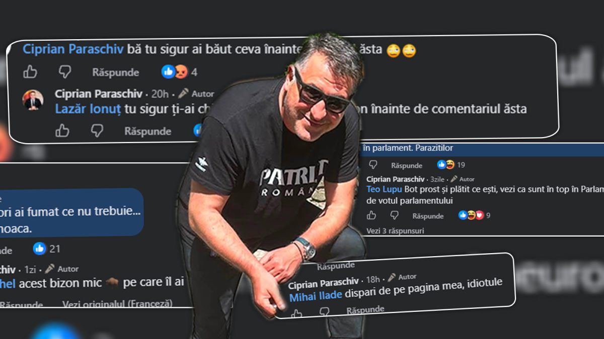 „Gherțoism” în politică: Deputatul „off-side” Ciprian Paraschiv, prins jignindu-și dur comentatorii! Cetățenii sunt buni doar când îl votează, nu când îi cer socoteală