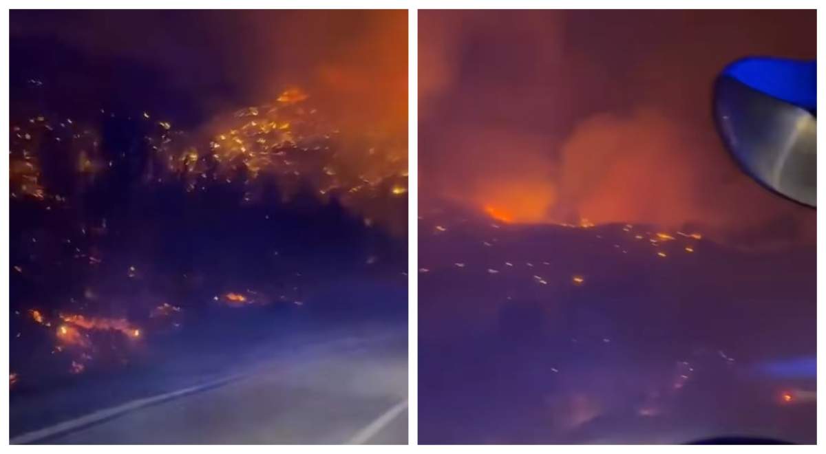 Imagini greu de privit din Croația! Incendiu devastator! Oameni evacuați