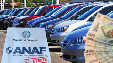 Audi, Volkswagen, Renault sau Mercedes vândute de ANAF cu 200 de euro! Iată OFERTA